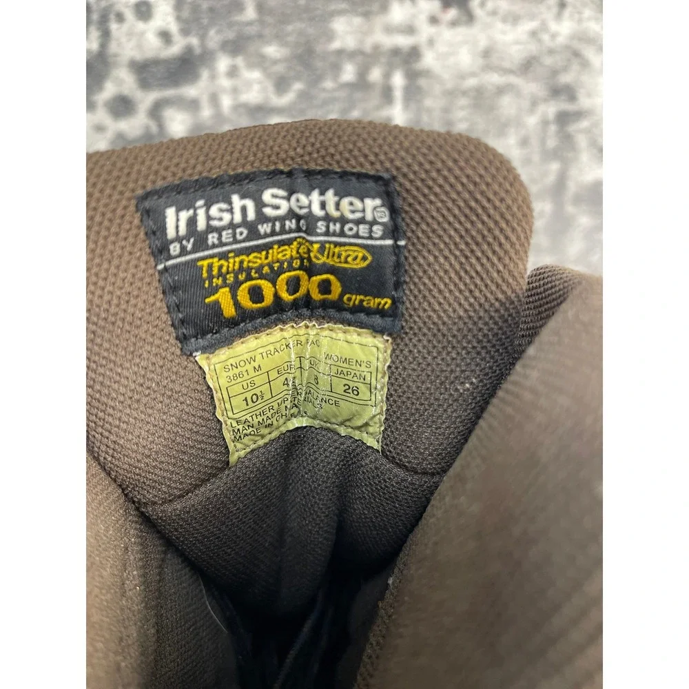 Irish Setter Women 10.5 Snow Tracker Pac Boots Brown Waterproof Insulated‎